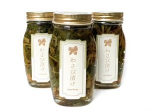 加工品第2弾　わさび漬け販売開始
